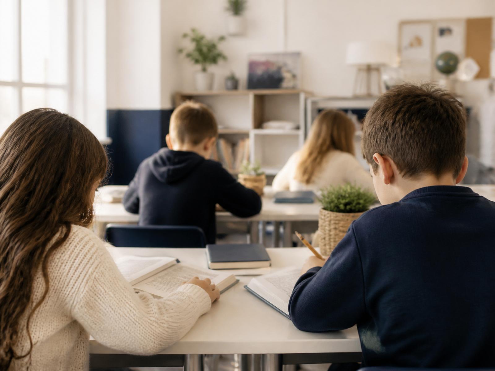 Kinder beim Sonntagsschulunterricht